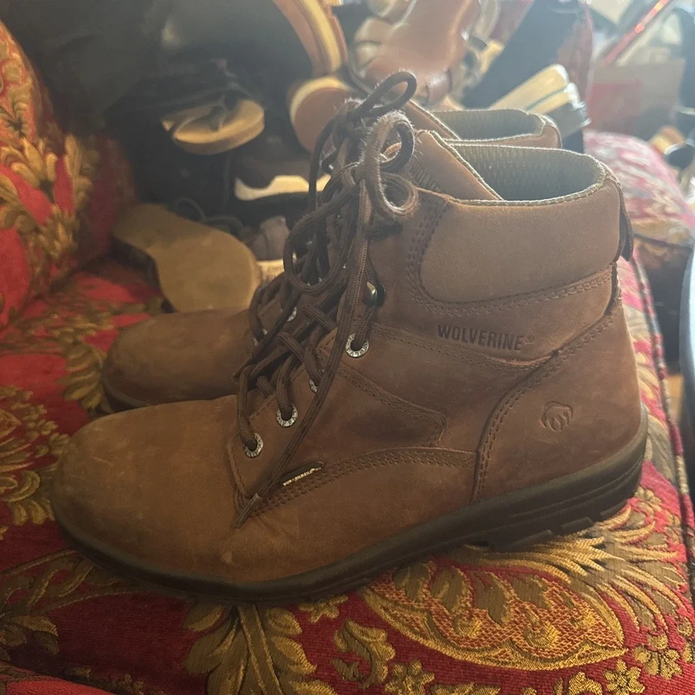 Wolverine Durashocks Steel Toe Mens Size 12 EW